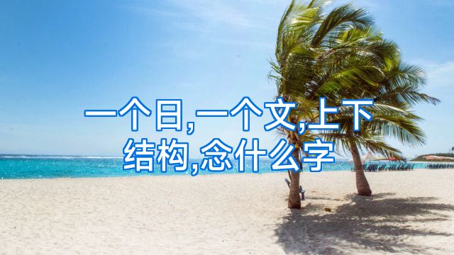 一个日,一个文,上下结构,念什么字