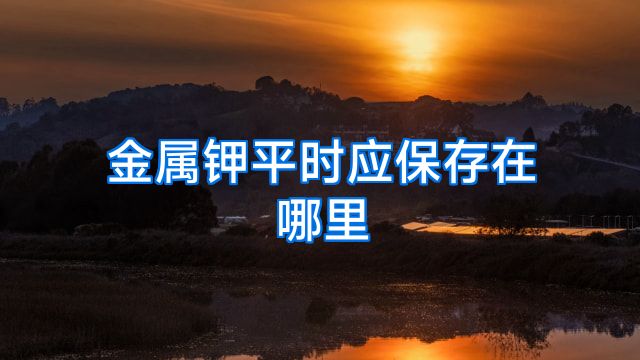 金属钾平时应保存在哪里