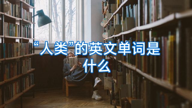 “人类”的英文单词是什么