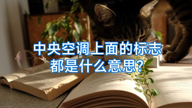 中央空调上面的标志都是什么意思?