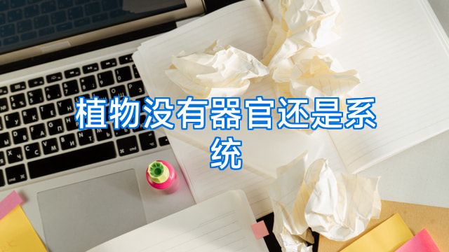 植物没有器官还是系统