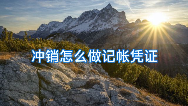 冲销怎么做记帐凭证