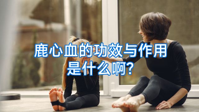 鹿心血的功效与作用是什么啊?