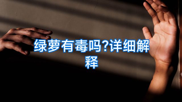 绿萝有毒吗?详细解释