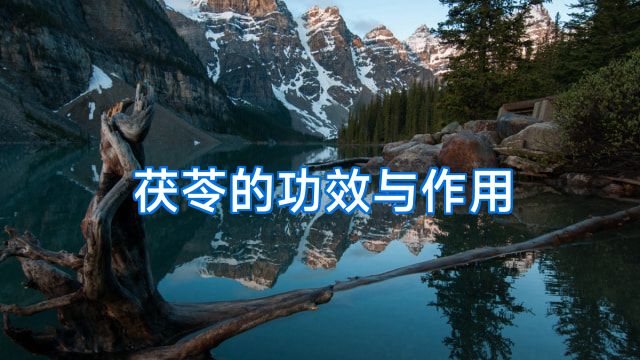 茯苓的功效与作用