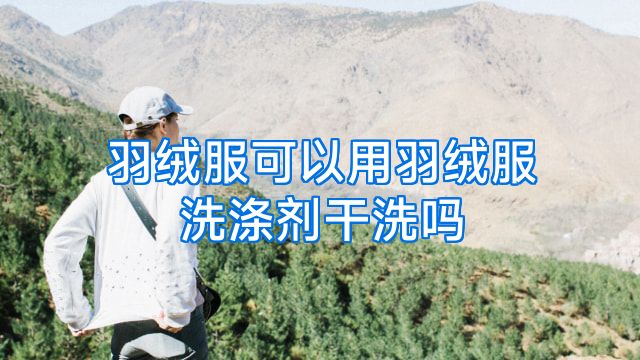 羽绒服可以用羽绒服洗涤剂干洗吗