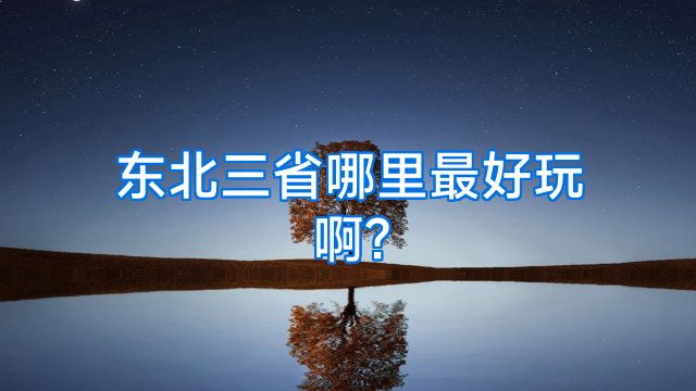 东北三省哪里最好玩啊?