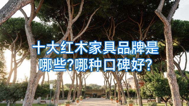 十大红木家具品牌是哪些?哪种口碑好?