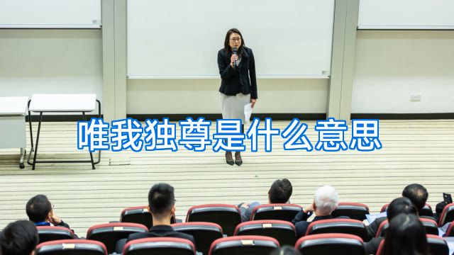 唯我独尊是什么意思