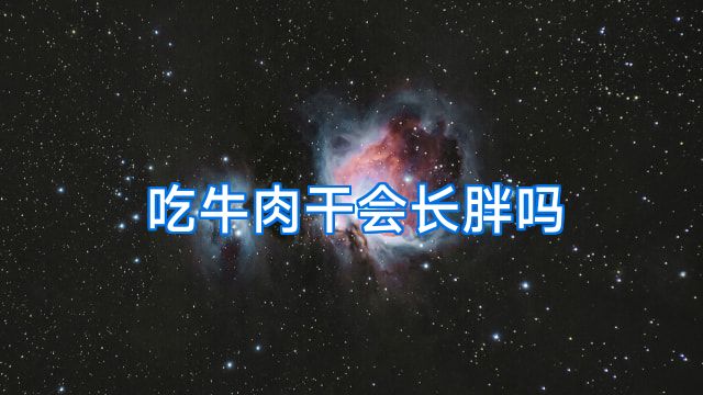 吃牛肉干会长胖吗
