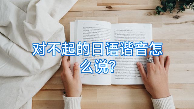 对不起的日语谐音怎么说?