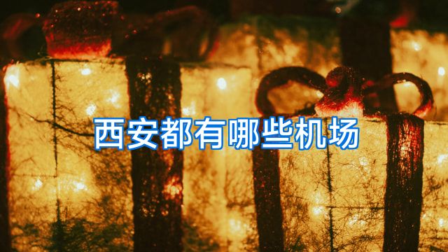 西安都有哪些机场