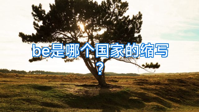 be是哪个国家的缩写?