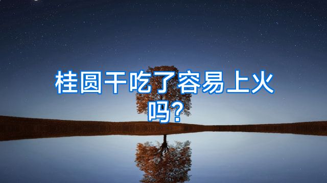 桂圆干吃了容易上火吗?