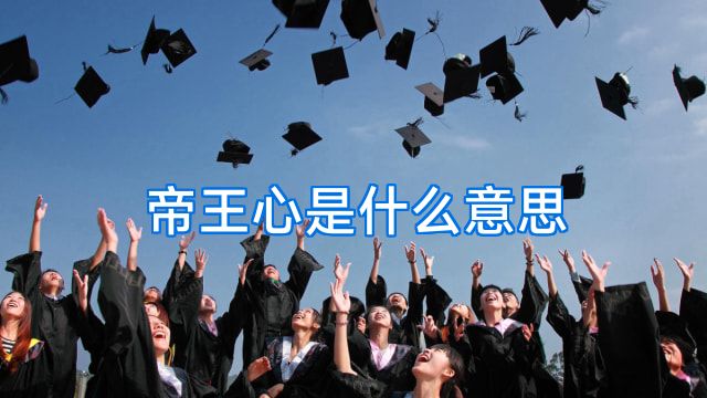 帝王心是什么意思
