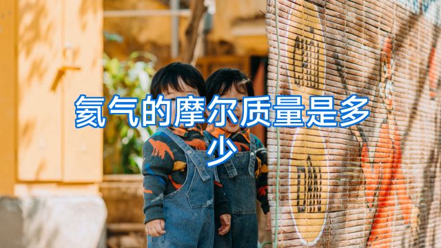 氦气的摩尔质量是多少