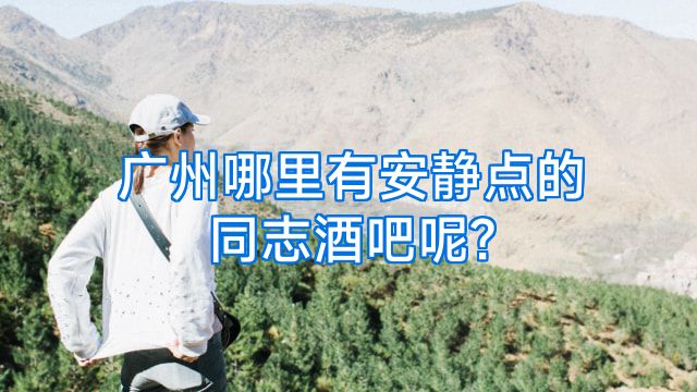 广州哪里有安静点的同志酒吧呢?