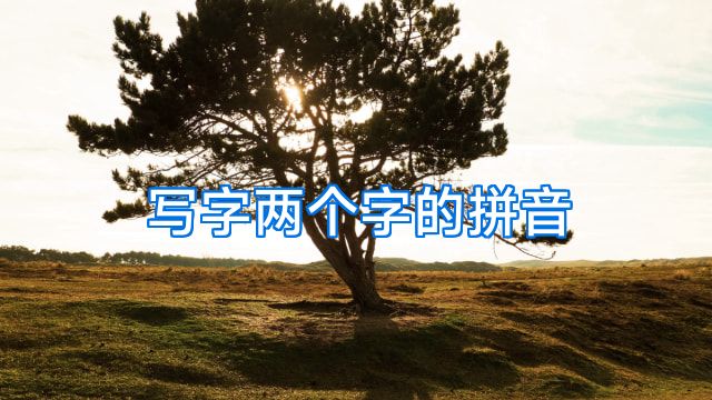 写字两个字的拼音
