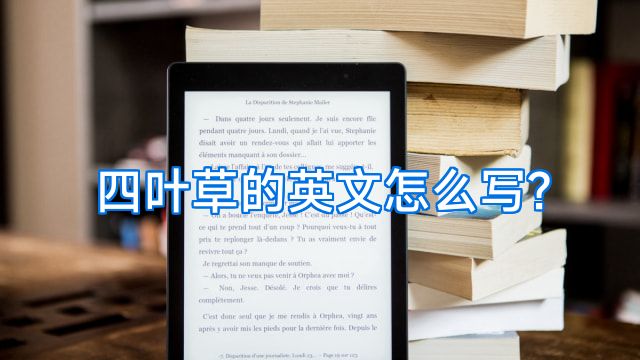四叶草的英文怎么写?