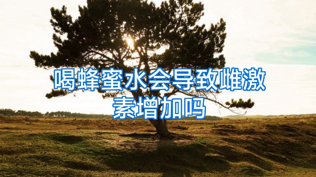 喝蜂蜜水会导致雌激素增加吗