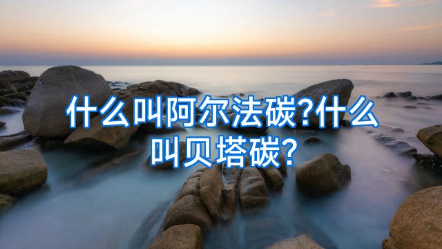什么叫阿尔法碳?什么叫贝塔碳?