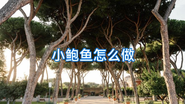 小鲍鱼怎么做