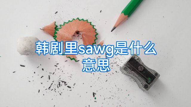 韩剧里sawg是什么意思