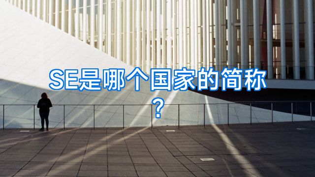 SE是哪个国家的简称?
