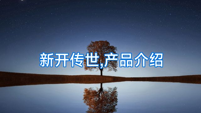 新开传世,产品介绍