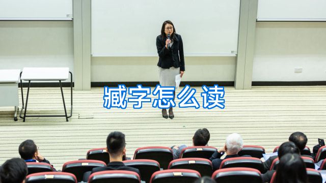 臧字怎么读