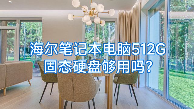 海尔笔记本电脑512G固态硬盘够用吗?