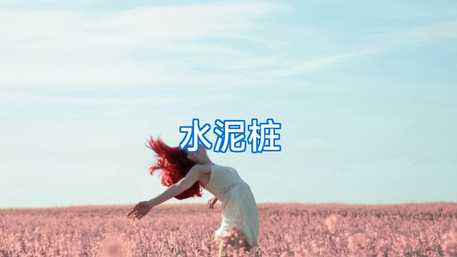 水泥桩