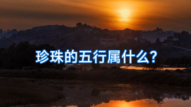 珍珠的五行属什么?