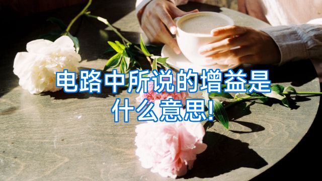 电路中所说的增益是什么意思!