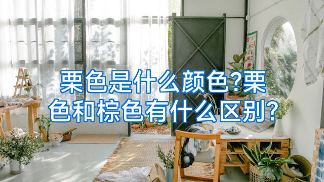 栗色是什么颜色?栗色和棕色有什么区别?