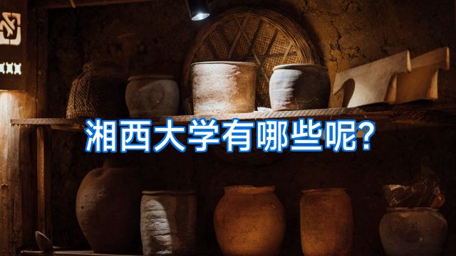 湘西大学有哪些呢?