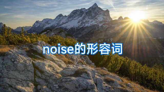 noise的形容词
