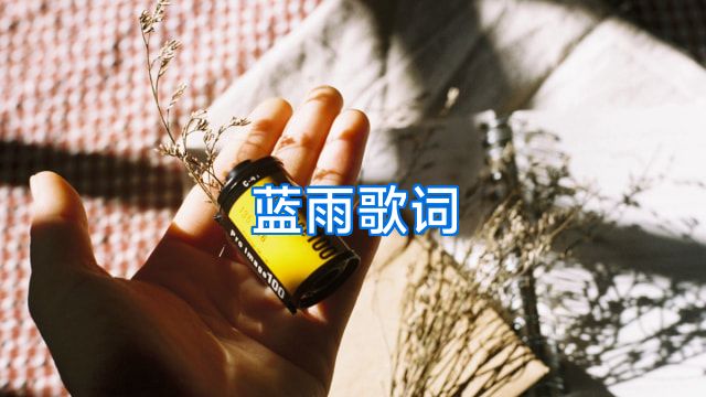 蓝雨歌词