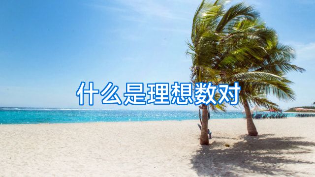 什么是理想数对