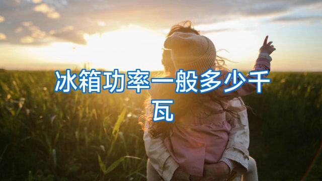 冰箱功率一般多少千瓦