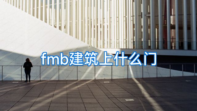 fmb建筑上什么门