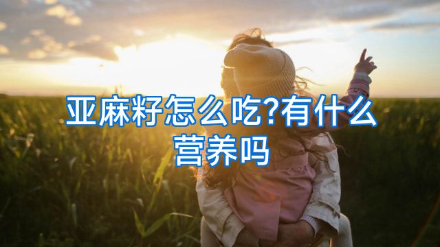 亚麻籽怎么吃?有什么营养吗