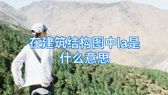 在建筑结构图中la是什么意思