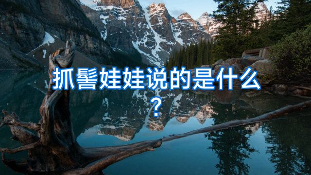 抓髻娃娃说的是什么?