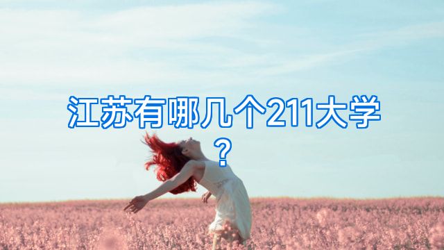 江苏有哪几个211大学?