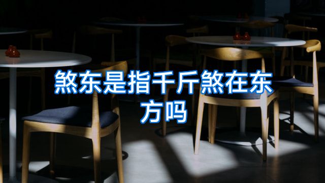 煞东是指千斤煞在东方吗