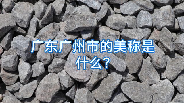广东广州市的美称是什么?
