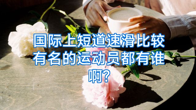 国际上短道速滑比较有名的运动员都有谁啊?