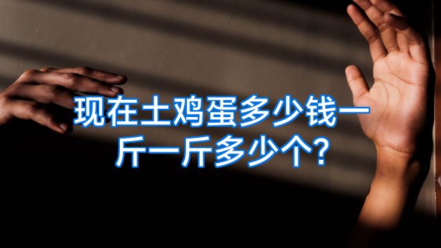 现在土鸡蛋多少钱一斤一斤多少个?