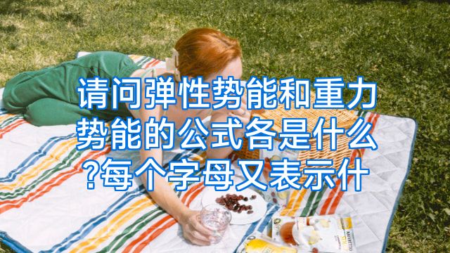 请问弹性势能和重力势能的公式各是什么?每个字母又表示什